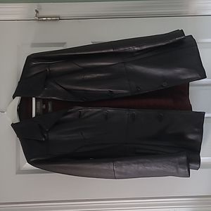Original Black Wilson Leather Jacket, Size S